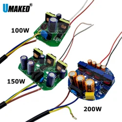 1pc 100W 150W LED Driver Constant Current Lamp Power Supply 280mA 200W Isolation Lighting Transformer for bulbs bay light etc
