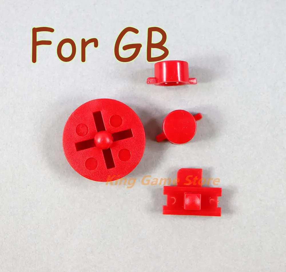 50sets/lot For GB Colorful Buttons Set for Gameboy Classic GB Keypads A B buttons D-pad for GBO DMG DIY for Gameboy GB