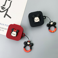 Disney Minnie Mickey Earphone Case for Xiaomi Air 2 SE Soft Silicone Wireless Bluetooth Headphone Protective Cover With Lanyard