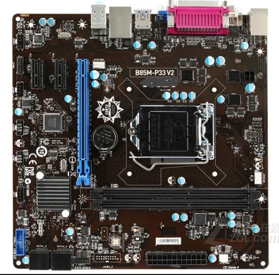 Apropriado para msi B85M-P33 v2 placa-mãe 1150 b85 ddr3 100% testado totalmente trabalho