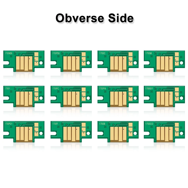 Imagem -02 - Chip de Cartucho Permanente Canon Pro 2000 Pro2100 Pro4000 Pro-4000s Pro6000 Pro-6100 Chips Pfi1700
