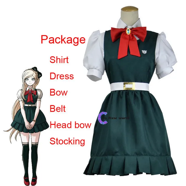 Anime Danganronpa 2 Nanami Chiaki Koizumi Mahiru Mikan Tsumiki Cosplay Costume Mioda Ibuki Uniform Full Set Clothes