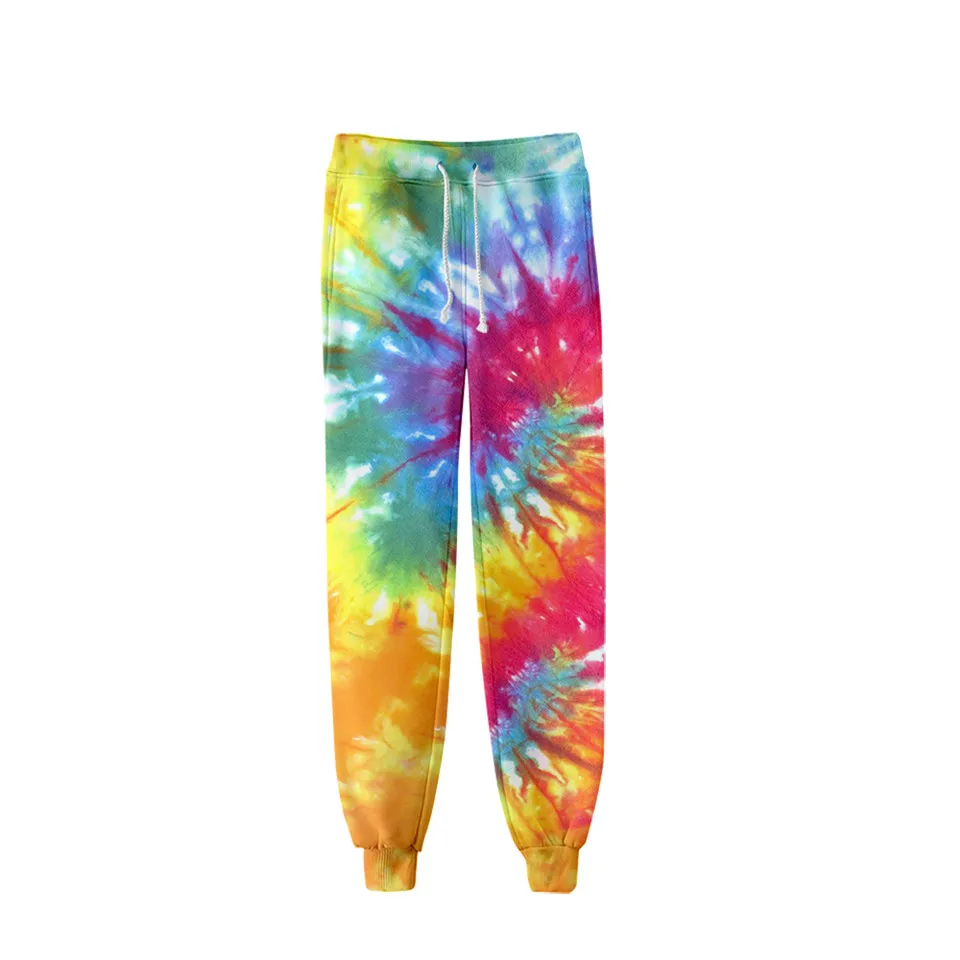 

Tie Dye 3D Printed Sweatpants Fashion Harajuku Jogger Pants Colorful Psychedelic Track Pants Slim Streetwear Men/Women Trousers