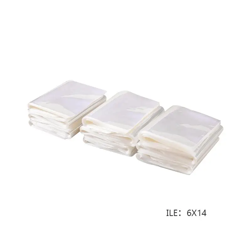 200 Pcs Clear Heat Shrink Bag Odorless Shrink Wrap Bag Heat Shrink Film Bags Edge POF Heat Film Heat Bag Handicraft Box Film