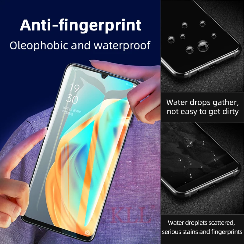 1-3pcs Matte Tempered Glass for OPPO F17 Pro A33 A32 A53 A72 A12 A92 A52 A93 A9 Screen Protector OPPO Reno 5 lite 4 3 2f 2 Glass