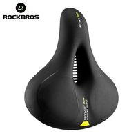 Road Bike Saddle,Rainproof PU Surface Soft Memory Sponge,Comfortable Shockproof Seat,MTB Saddle Reflective Bicycle Accesories