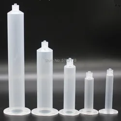 20pcs Industrial Syringe Anti-corrosion Dispensing Syringe Transparent Small Capacity  US type Syringe