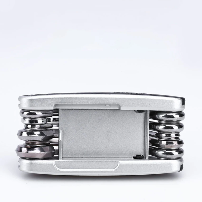 Multitool per bici 13 in 1, durevole, compatto, leggero, Kit di riparazione per bici da strada e Mountain Bike, strumento di riparazione multifunzionale per ciclismo