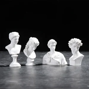 Nordic Style Miniatur Plester Patung Dada Mitologi Yunani Patung Terkenal Patung Desktop Ornamen Dekorasi Rumah Menggambar Praktek 12 penjualan terbaik patung mr darcy - №