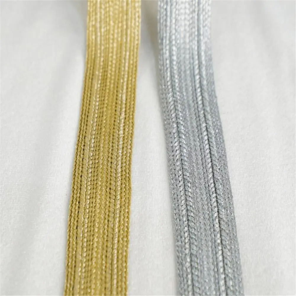 Wire braided ribbon for clothing, DIY accessories, 2.5cm lace, shoes and hats decoration materials, ethnic style, 5 yards=1 lot