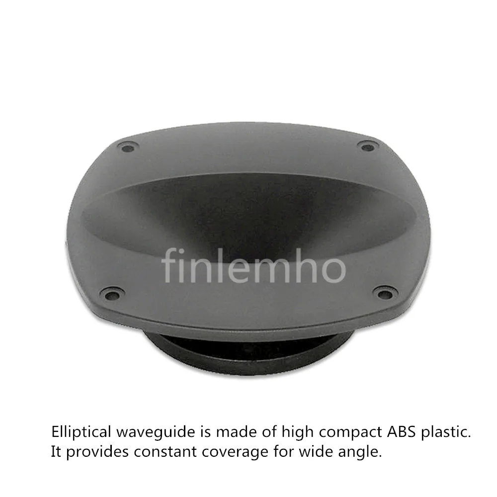 2PC ลำโพงทวีตเตอร์ Horn Treble Waveguide 152*152มม.1 "คอรถ HiFi สำหรับโฮมเธียเตอร์ Professional เสียง Public Address System
