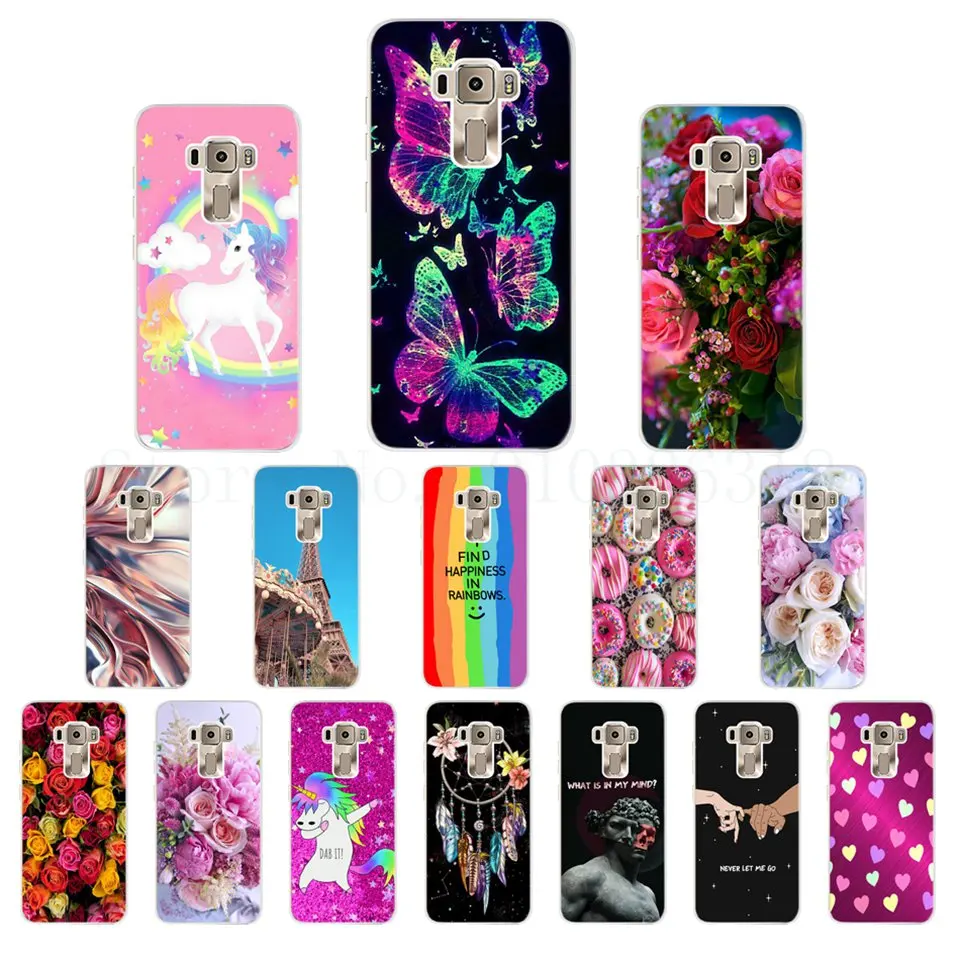 Funda de silicona líquida para Asus Zenfone 3 ZE520KL, Funda de parachoques a prueba de golpes, Fundas de teléfono de TPU, Funda Asus ZE520KL ZA520KL Z017DB Z017D