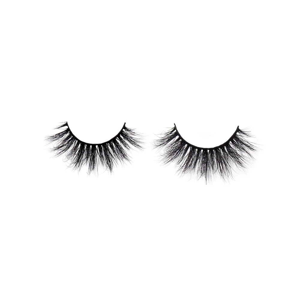 LEHUAMAO MIAMI 3D Mink Lashes Reusable False Lash Effect Fluttery Fullbody Wispy Eyelashes Volume Medium Shape Round Length 16mm