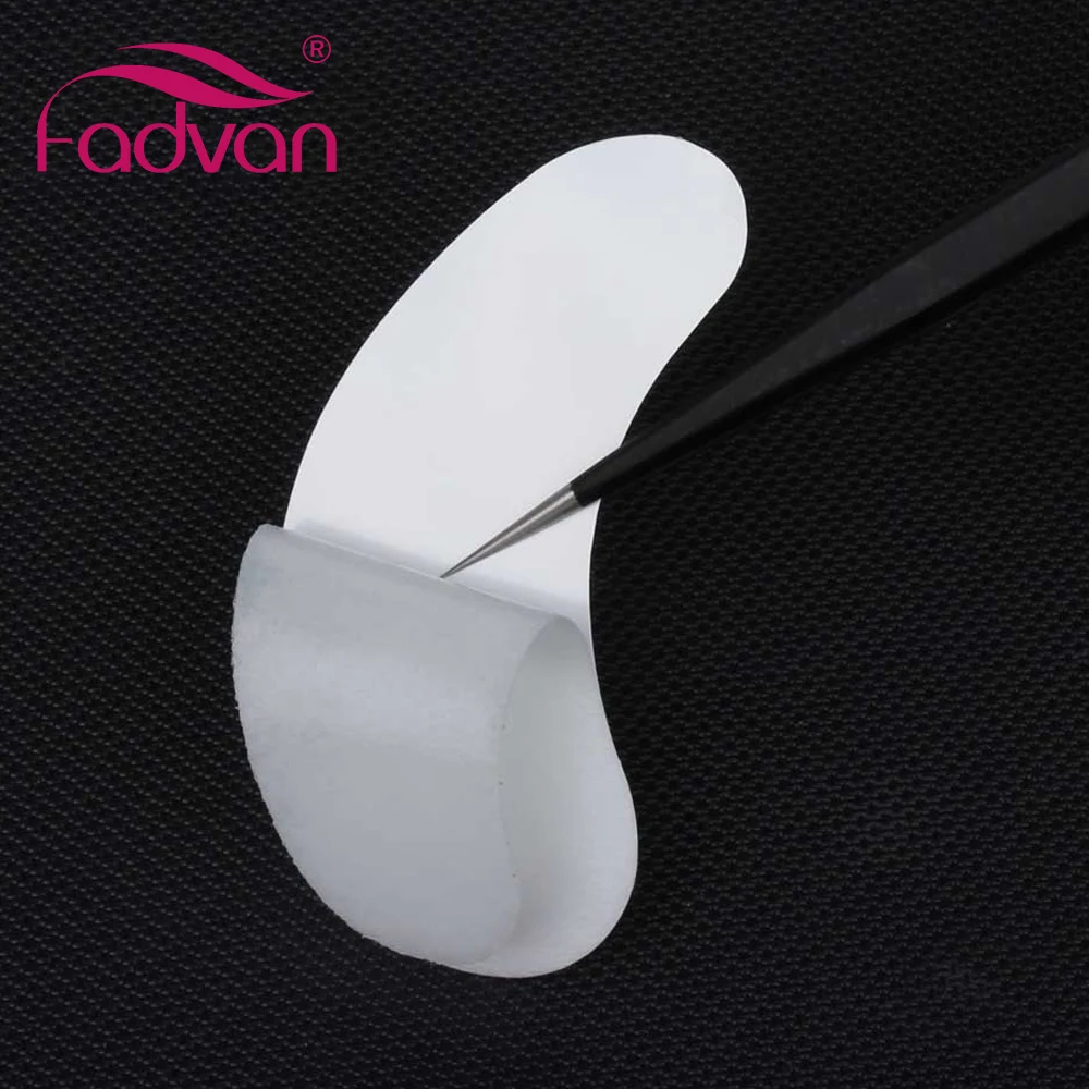 Fadvan Eyelash Patches for Extension 50 Pairs Lint Free Makeup Lashes Supplies Grafting Under Eye Pads