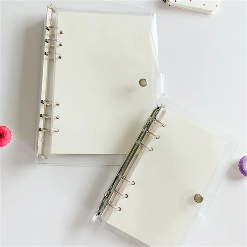 A5 A6 A7 Transparent Lose Blatt Binder Lose Riemen Lose Blatt Innen Kern Notizbuch Journal Planer Büro Liefert