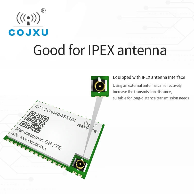 Bluetooth 5.0 nRF52832 EBYTE 2.4Ghz E73-2G4M04S1BX IoT UHF Wireless Transceiver Ble 5.0 RF Transmitter Receiver