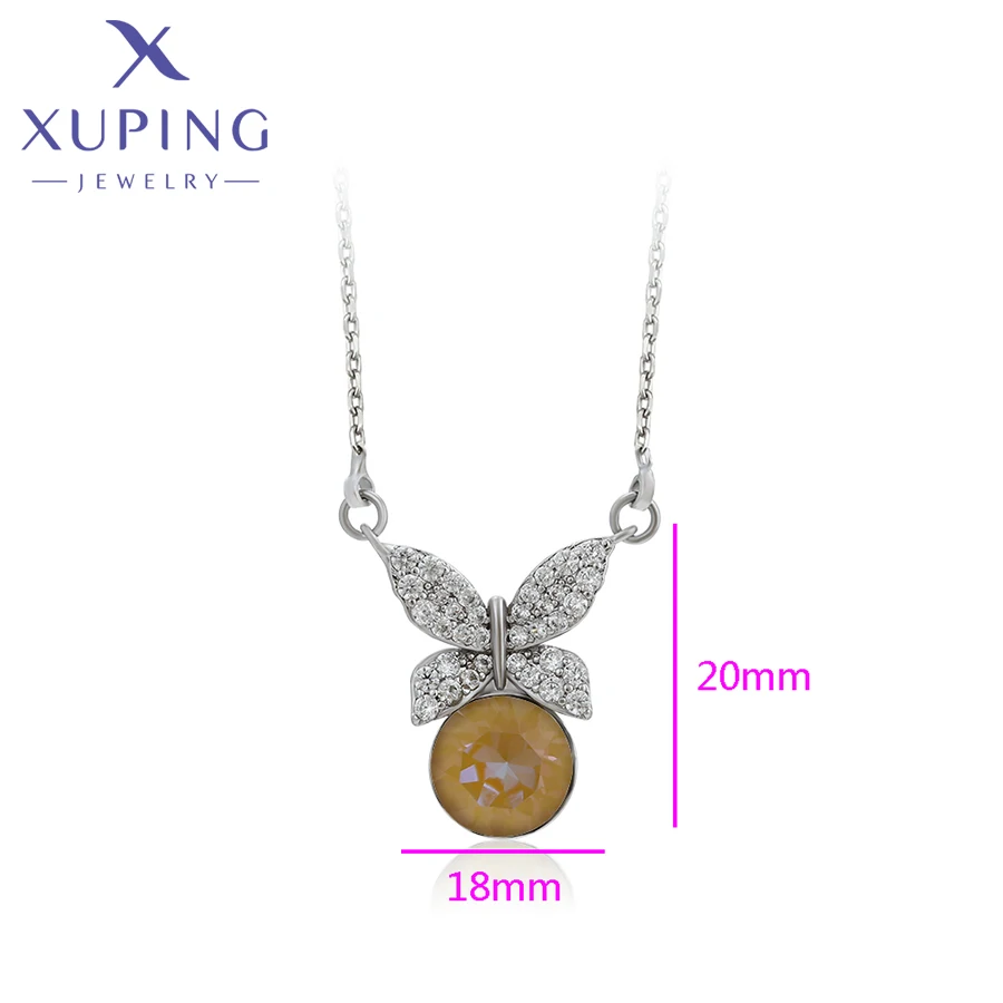 Xuping Jewelry Fashion New Crystals Pendant Necklaces for Women Brithday Gift 810670520