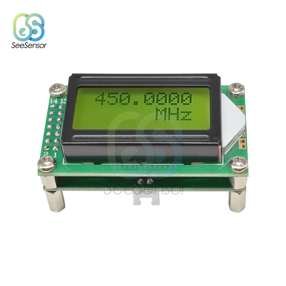 1MHz-1.2GHz RF Frequency Counter Tester PLJ-0802-E Digital LCD screen display Meter For Ham Radio DC 9-12V