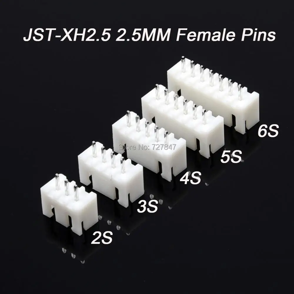 20pcs / 30PCS JST-XH2.5 2.5MM 2s 3s 4s 5s 6s Balance Charging Connector Female Pins For Imax B6 Charger