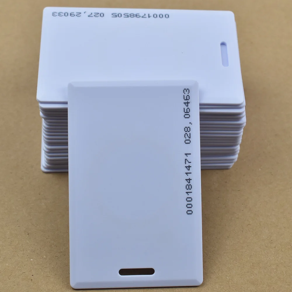 25pcs/Lot 125KHz RFID EM ID TK4100 Thick Access Control System Card 1.8mm with 18 Inner Code