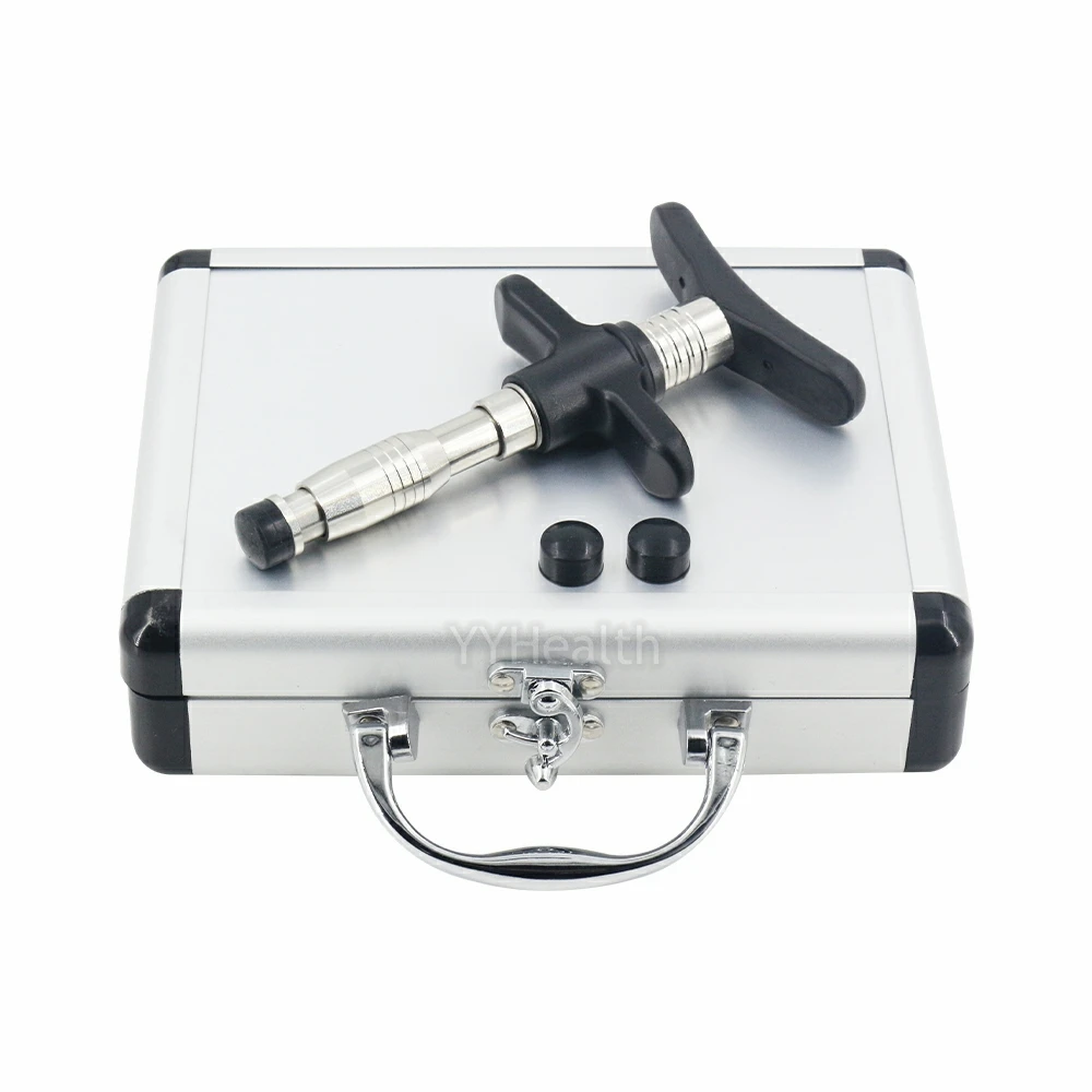 Nueva pistola Manual 300N, herramienta de ajuste quiropráctico, terapia para aliviar el dolor articular, masaje portátil de un solo cabezal, masajeador correcto de columna vertebral