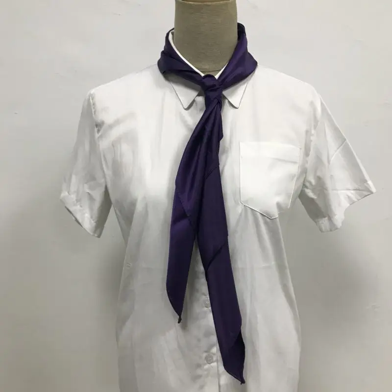 School Jurken Voor Meisjes Plaid Strikje Lady Jk Uniformen Driehoekige Sjaal Tie Kraag Das Anime Matrozenpakje Hoge School student