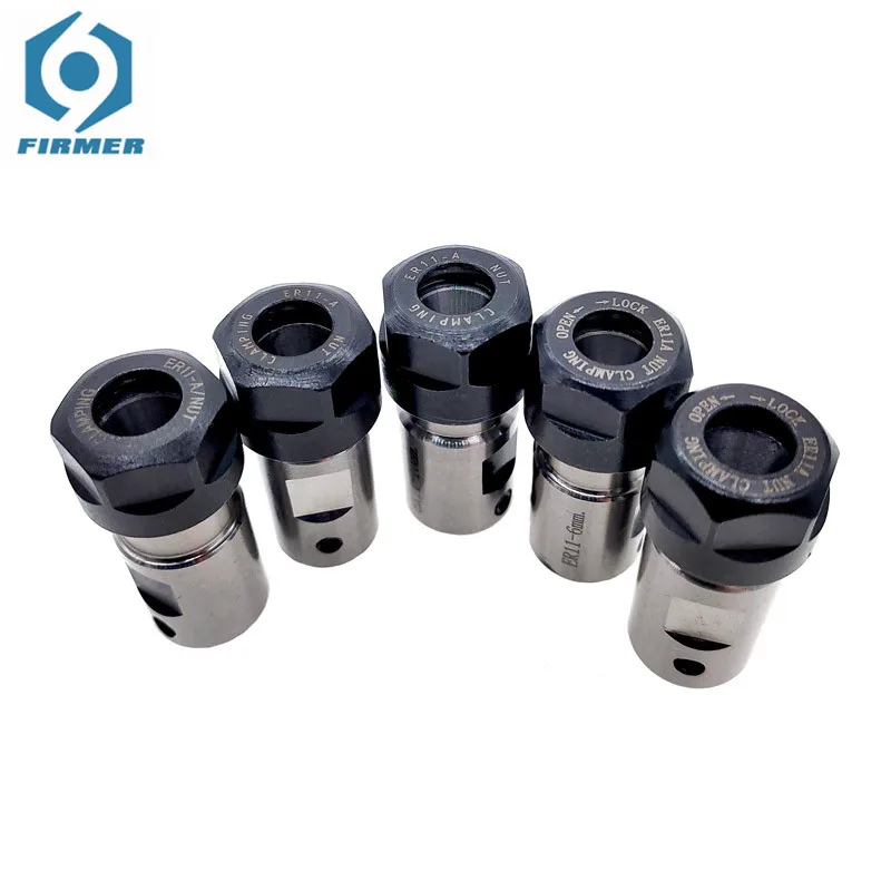 1pcs ER11 ER16 ER20 Collet Chuck Shaft Lathe Tools Spindle Extension Rod 4mm 5mm 6mm 6.35mm 8mm 10mm 12mm 14mm 16mm