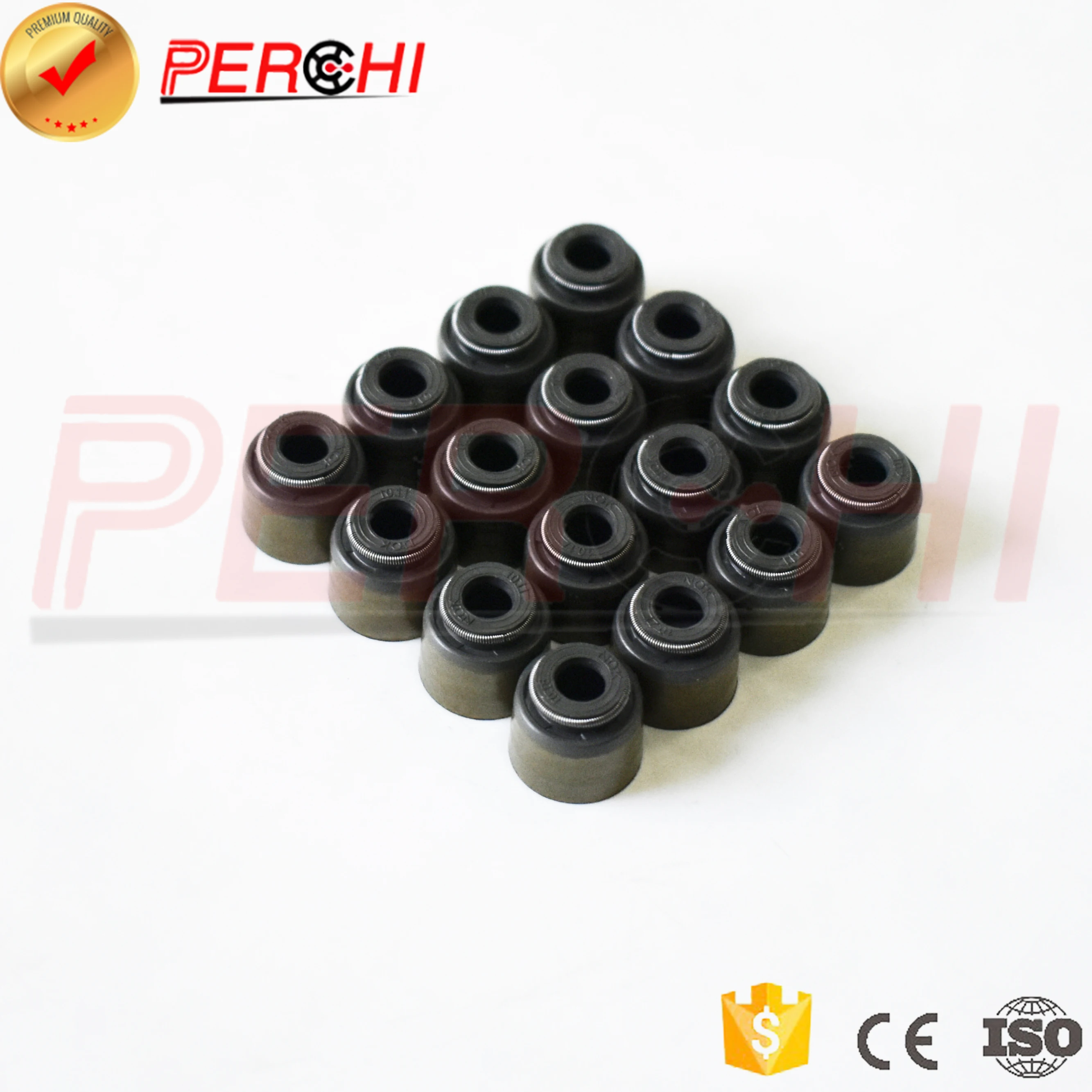 16PCS Engine Valve Stem Oil Seal for QR25 T30 13207-84A00 X-Trail SUV (T30) 2001/01-2013/12