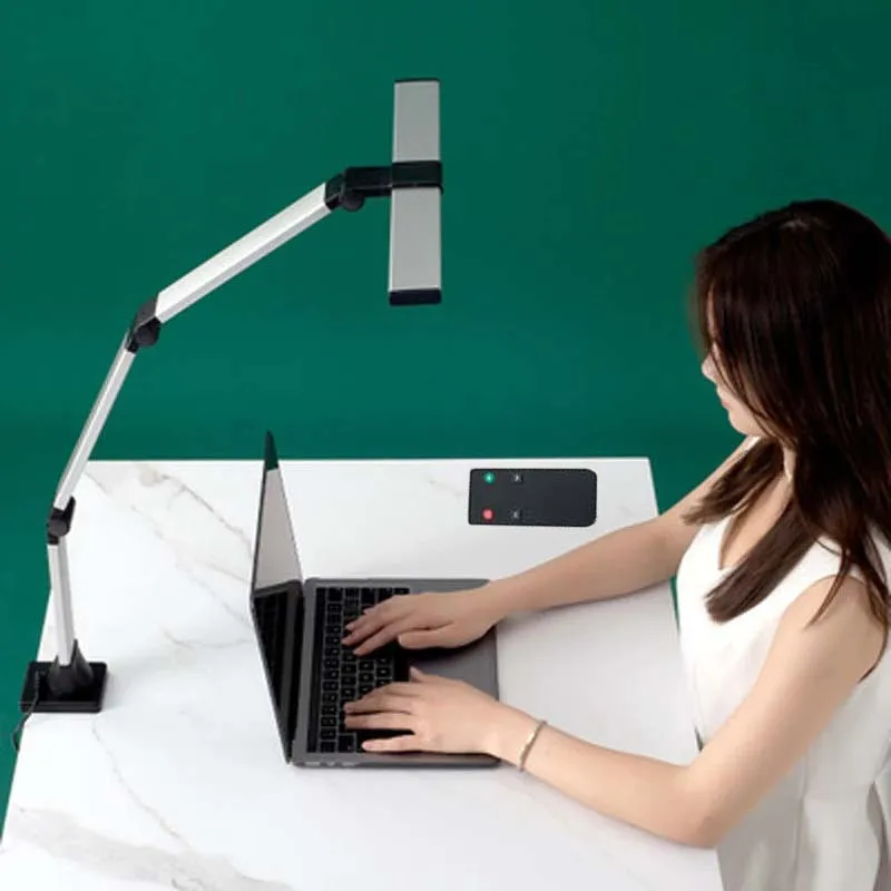 

Eye Protection Learning Special Desk Lamp Work Desk Office Large Range Computer Screen Hanging Lamp LED Clip Type Table lamp