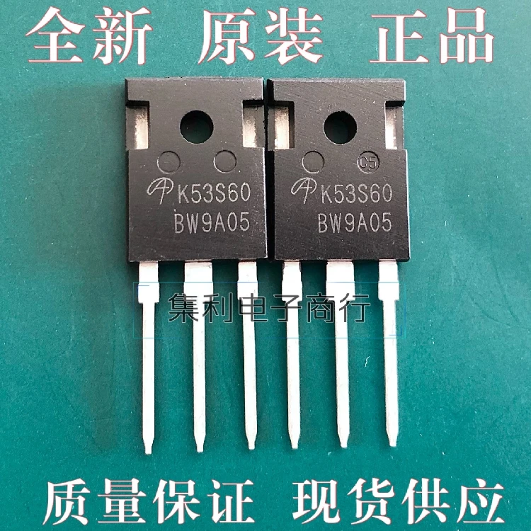 10PCS/Lot   AOK53S60 K53S60  TO-247 53A 600V MOS