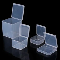 Transparent Plastic Storage Box Rectangular Square Packing Box Dustproof Strong Jewelry Storage Case Container Organizer