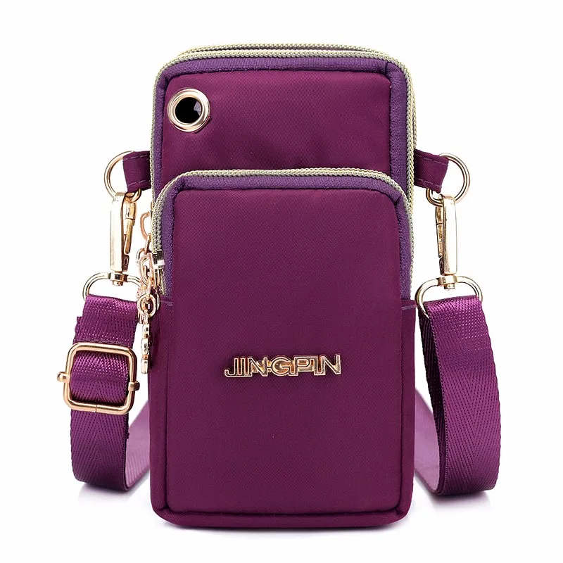Casual Wasserdichte Nylon Umhängetaschen Frauen Messenger Schulter Tasche Weibliche Kleine Handy Handtaschen Geldbörsen Sport Tasche Tasche – Detail 3