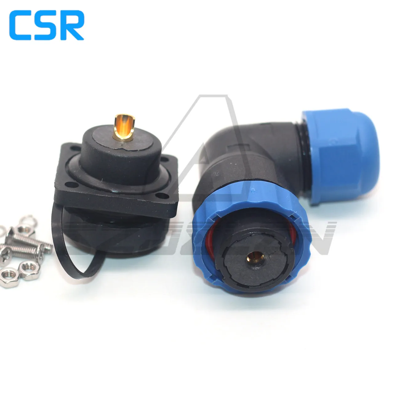 SD20 1 2 3 4 5 6 7 8 9 10 12 14pin Right Angle Waterproof Connector Female Plug And Male Socket IP68 CE SGS ROHS Certification