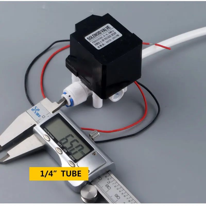 クイックコネクトFCD-E DC24V ro浄水器電磁バルブ300cc流量制限と18秒自動フラッシュ電磁バルブ