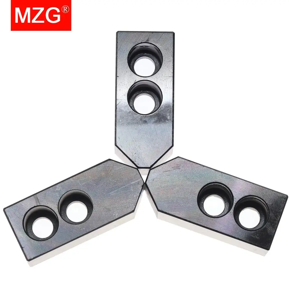 MZG 4 5 6 8 10 12 inch 90 Degree Standard Hollow Soft Jaw for CNC Lathe Holder Cutting Tool Machining