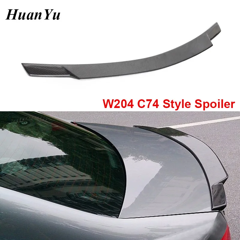 

W204 C74 Style Rear Spoiler for Mercedes-benz C Class 2008-2014 Ducktail Lip Wings Carbon Fiber Trunk Boot Lips C180 C200 C260