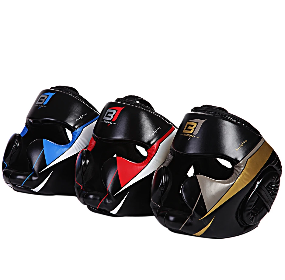 2020 Pretorian Best Boxing Headgear Sanda Kick Boxing Head Protector PU leather For Men Women In TKD Karate 3 Colors Box Helmet