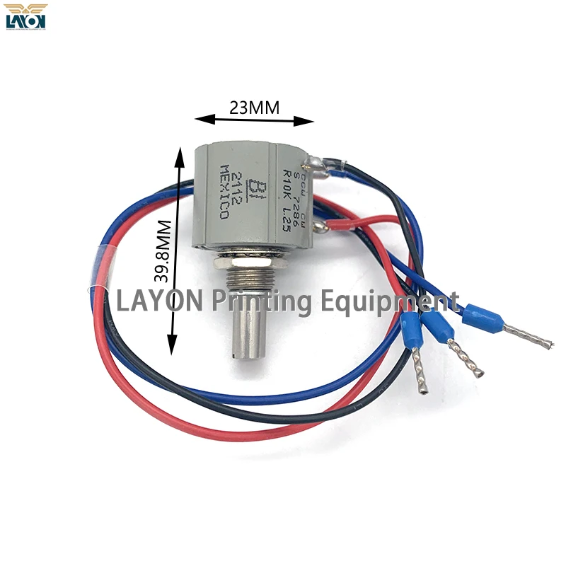 LAYON-Heidelberg Potentiometer, maquinaria de impressão deslocada, peças sobresselentes, SM102, CD102, SM74, PM74, fábrica original, gravado, 76.2 5172, 1Pc