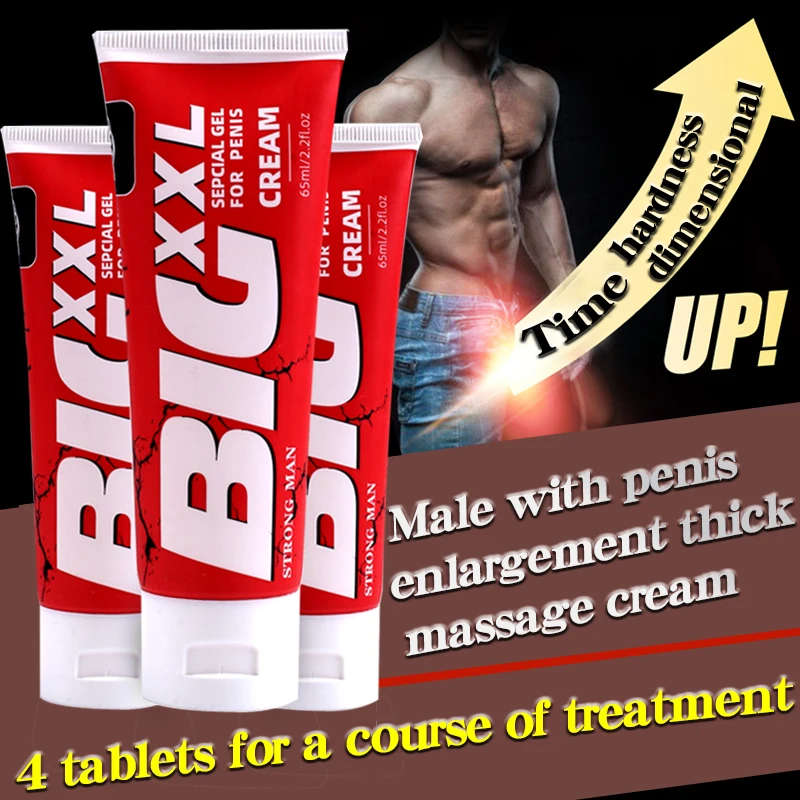 Herbal Big Dick Penis Enlargement Cream 65ml Increase Xxl Size Erection Products Sex Products for Men Aphrodisiac Pills for Man