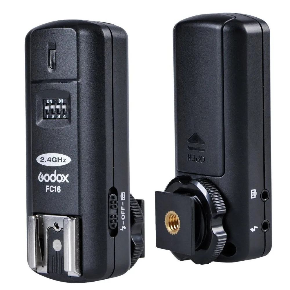 Godoxワイヤレスリモートフラッシュスタジオトリガー、カメラ用