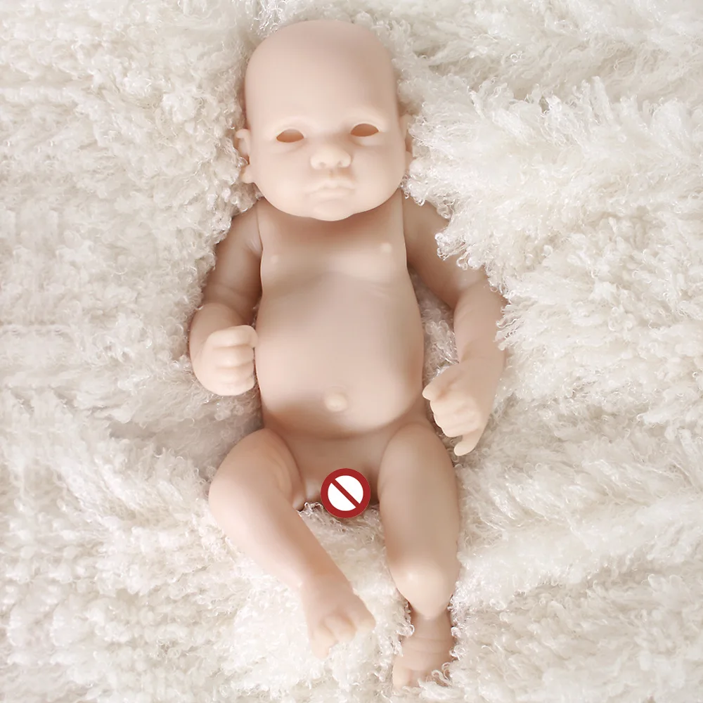 

10 Inch Full Soft Vinyl Reborn Baby Simulation Male Doll Plastic Model Rebirth Doll Blank Mold