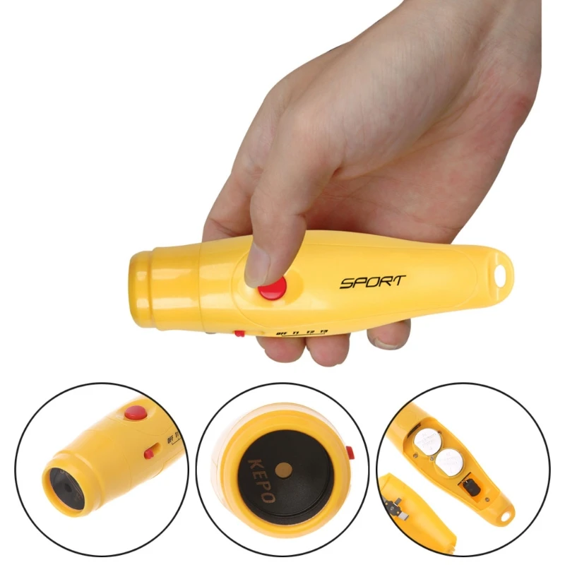 Electronic Whistle Hand-Held Three Tone for Sports Basketball with Laniard  Football Game Referee Training Survival Acessory