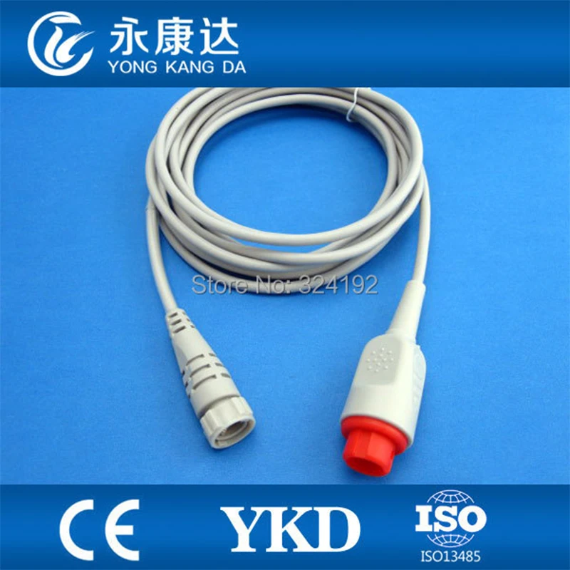 

YKD medical equipment suppliers for IBP cable with MEDIX transducer adapter for patient monitor 3M ROUND 12J ROUND 4P