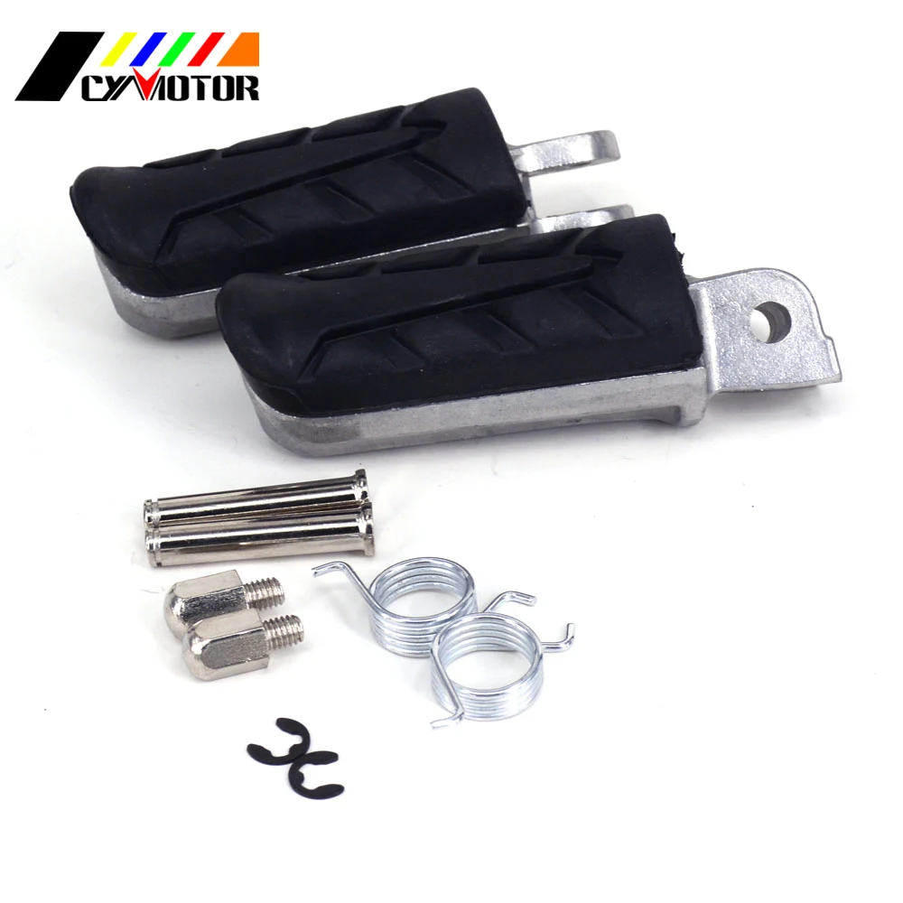 Motorcycle Front Footrest Foot Pegs For HONDA XL CB VT VTR NT CBF CBR NTV VFR 125 250 400 500 600 650 750 800 900 1000 1100 1300