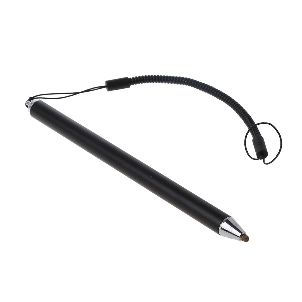 Anti-lost Lanyard Touch Screen Stylus Pen Fibre Stylus Mesh Micro Fiber Tip Pen for Smart Phone Tablet