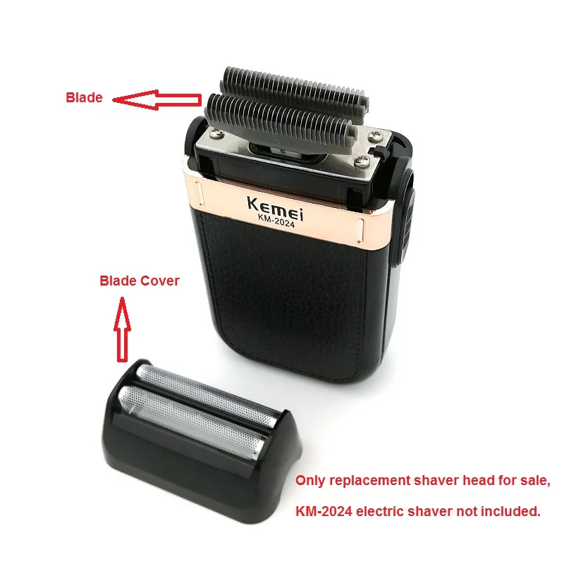 Kemei Lama di Rasoio Rasoio Testa Per Mens Rasoio Elettrico KM-2024 Razor Mesh Lama Netto di Ricambio Originale Barba Rasatura Parti