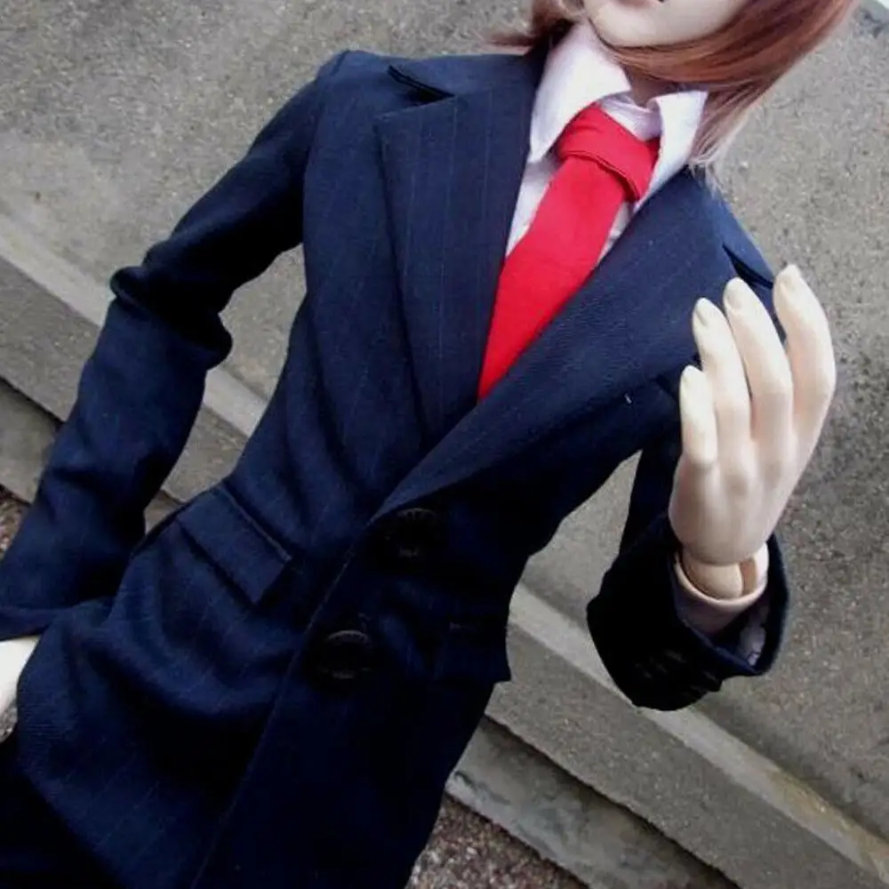 [wamami] White Black Red Necktie Tie 1/3 1/4 SD17 Male BJD Dolls Dollfie Outfits