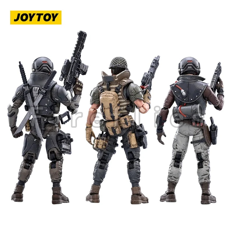 Figurine d'action YTOY à chaîne, personnages de source sombre, collection d'anime, jouet modèle, 1/18, 3 pièces par ensemble