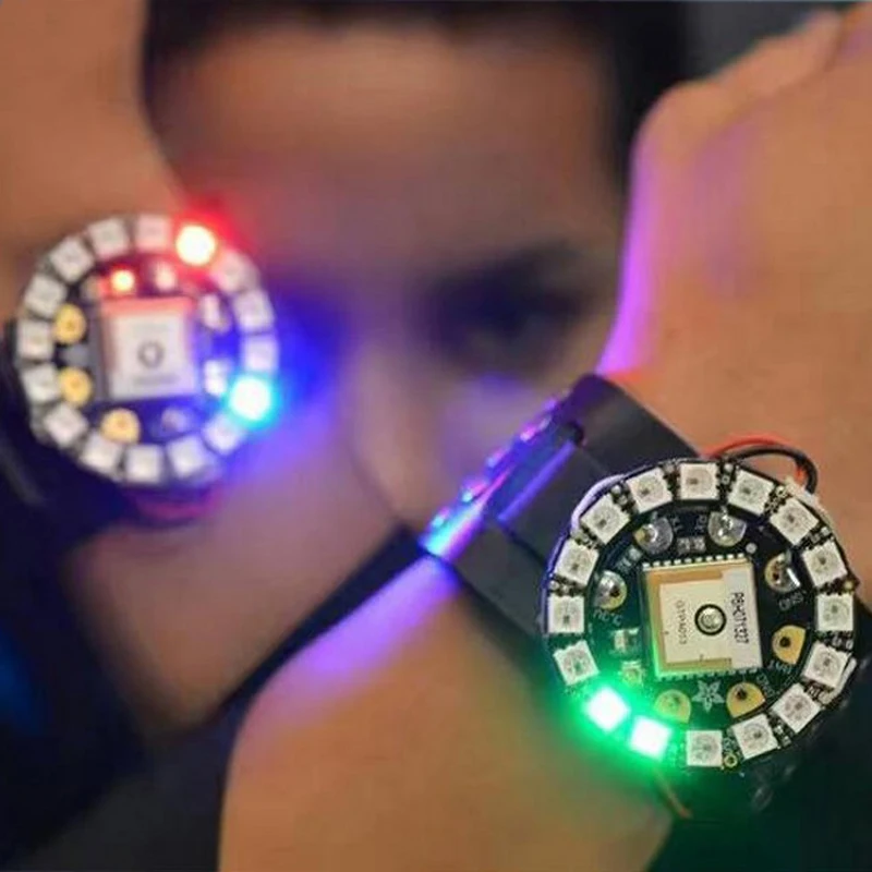 Anneau de Pixel LED DC5V WS2812B SK6812 RVB, Accessoire Rond pour Documents Complets, 1/8/12/16/24/32/40/48/60/241LED