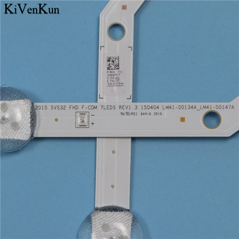 TV Lamp LED Backlight Strip For Samsung UA32J5000 Bar Kit LED Band 2015 SVS32 FHD F-COM 7LEDS REV1.3 BN96-36235A 36236A Rulers